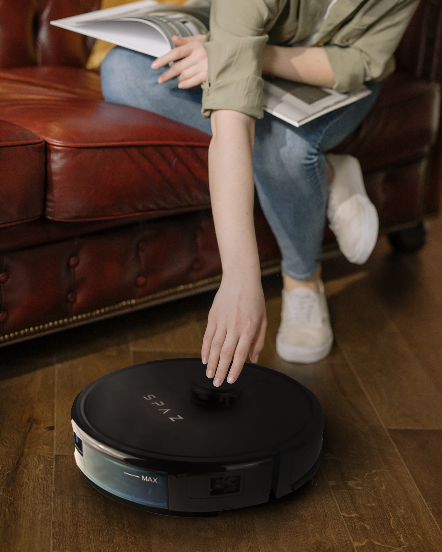 SPAZ R7 Robotic Vacuum + Mop Cleaner