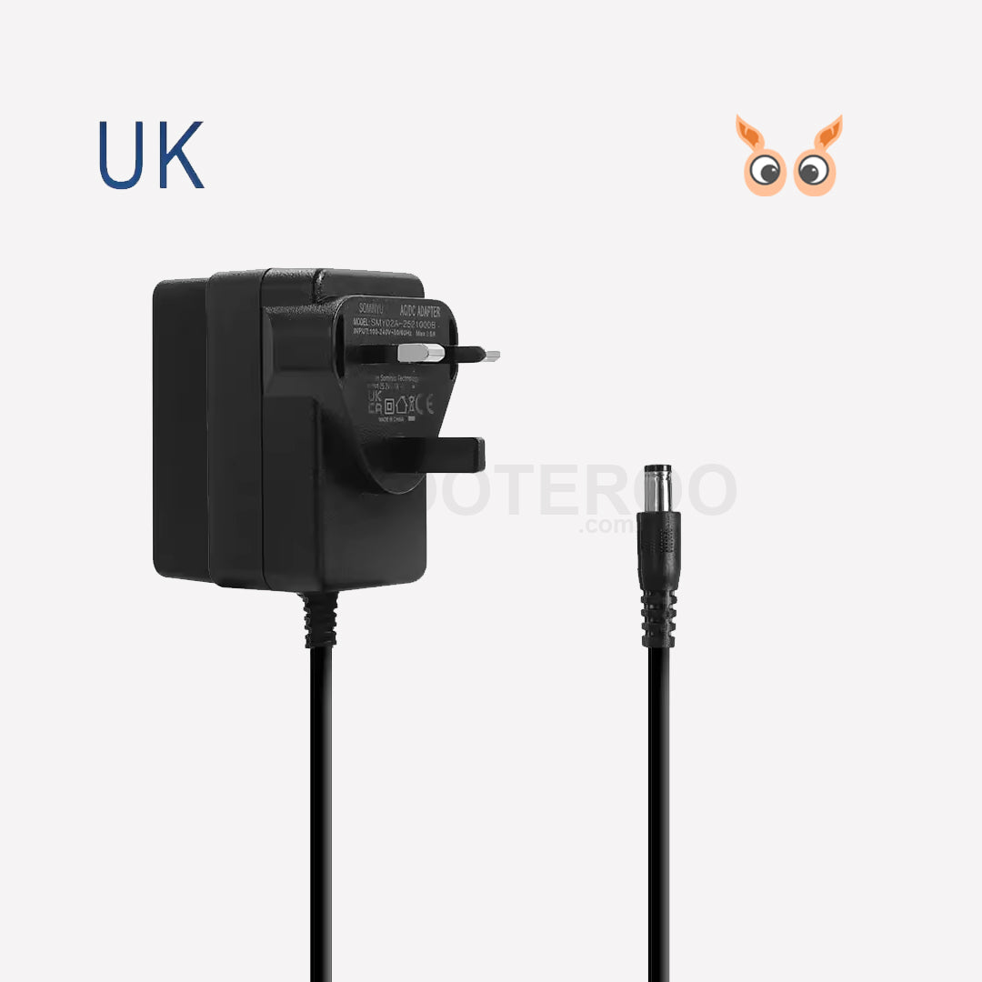 E2/E2 Plus/C2/C2 Pro/C15/E8/E10 Charger Black - 24.2V, 1.5A