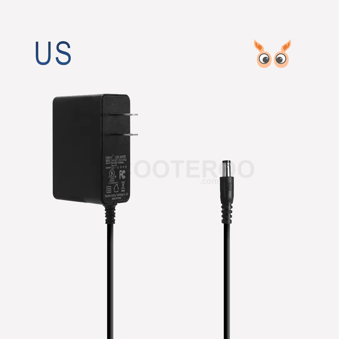 E2/E2 Plus/C2/C2 Pro/C15/E8/E10 Charger Black - 24.2V, 1.5A