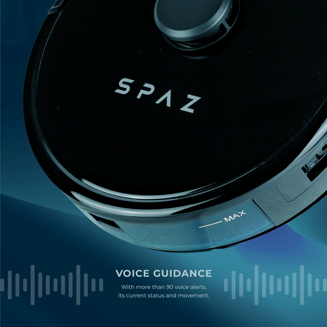 SPAZ R7 Robotic Vacuum + Mop Cleaner